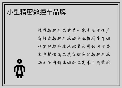 小型精密数控车品牌